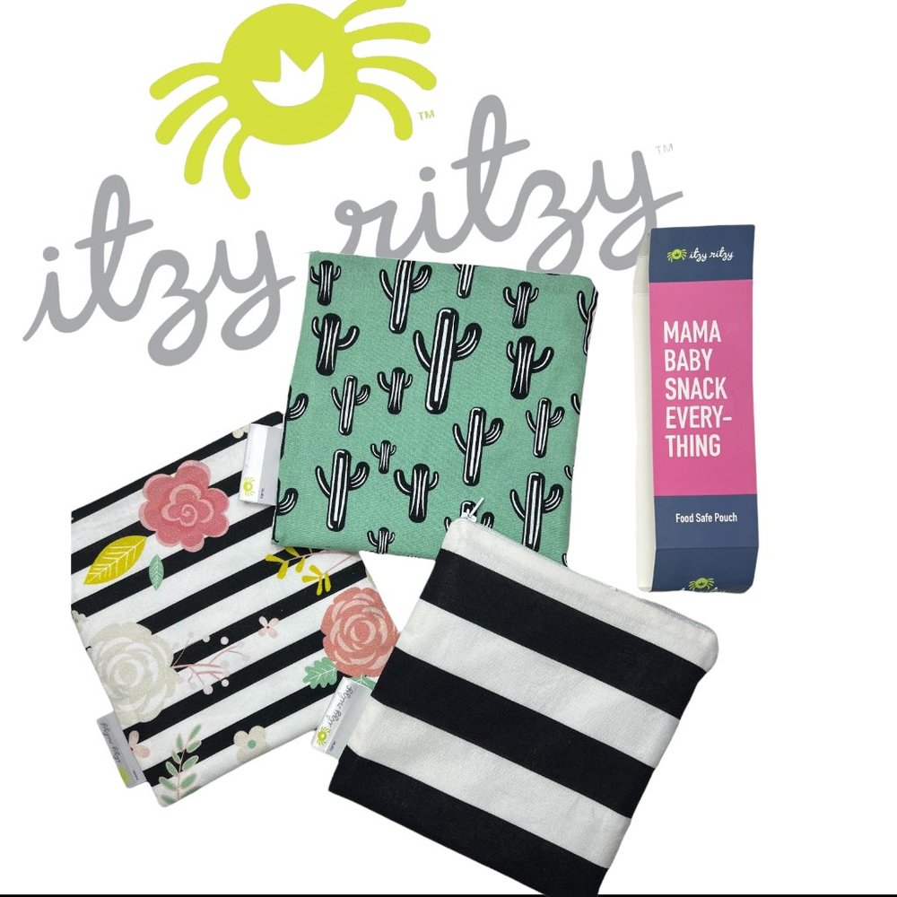 NEW 3pcs Food Safe Pouch by Itzy Ritzy